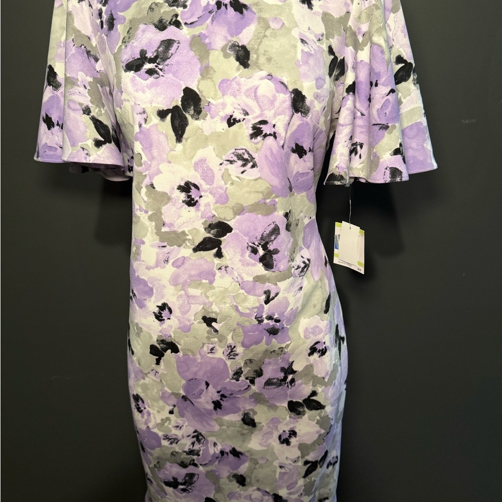 Belk Lavender Floral Mini Dress